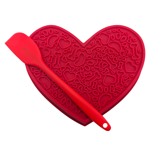 Lickmat with spatula
